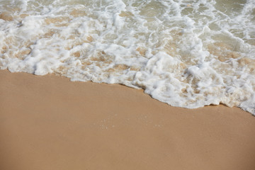 waves on the beach