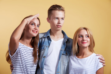 three students