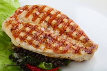 Grilled turkey breast