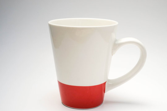 Coffee cup with white background