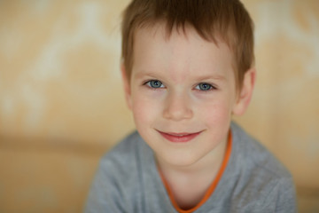 Fototapeta premium nice boy smiling