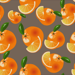 Vector orange pattern