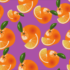 Vector orange pattern