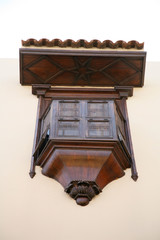 wooden balcony in Gran Canaria