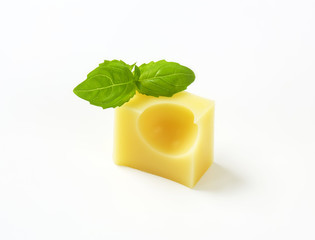 piece of emmental cheese