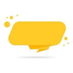 Origami style sticker and banner tamplate.