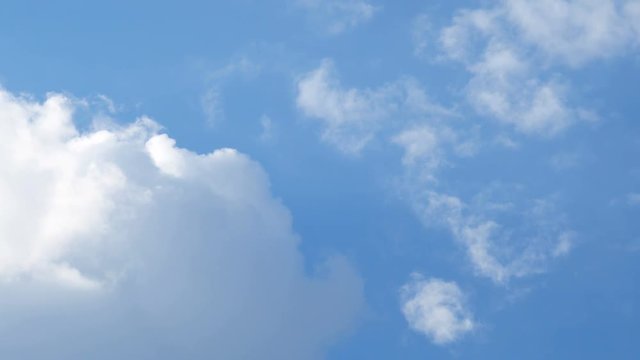 Blue Cloud in Sky at Day