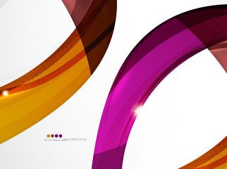 Leaf shape wave abstract background