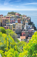 Obraz premium View of Chinque Terre, Italy 