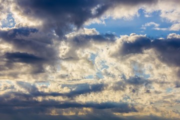 Storm clouds in the sky 