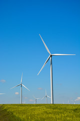 Wind energy turbine landscape