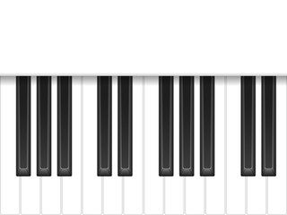 Naklejka premium Piano keys
