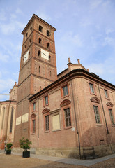 Obraz premium Asti cathedral, medieval landmark in Piedmont, Italy