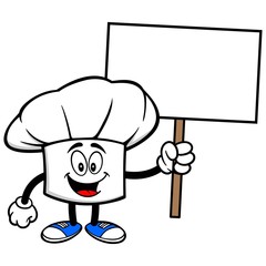 Chef Hat with a Sign