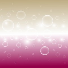 bubble background with light background