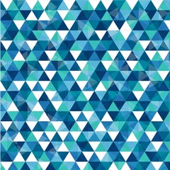 triangle in dark blue abstract background