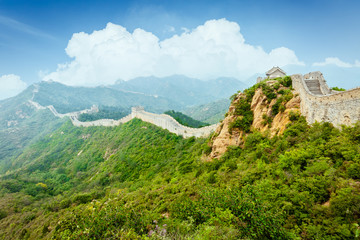 Beautiful scenery of the Great Wall, China