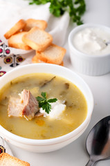 Delicious green soup