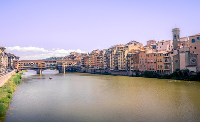 Obraz premium Bridge Ponte Vecchio, Italy
