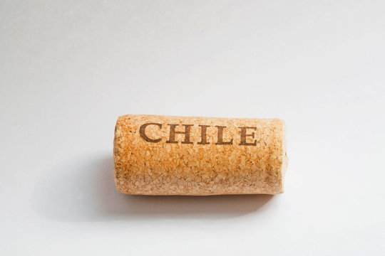 Cork With Popular Wine Country Chile