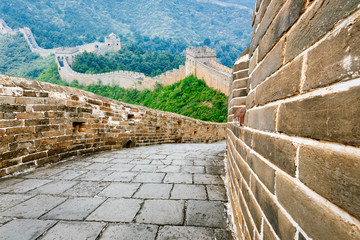 Beautiful scenery of the Great Wall, China