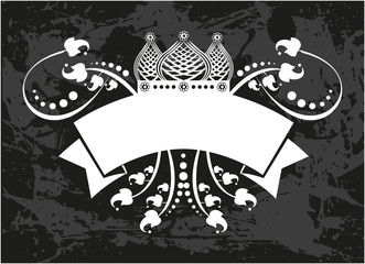 Vintage floral elements for design.