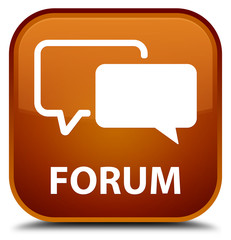 Fototapeta premium Forum brown square button