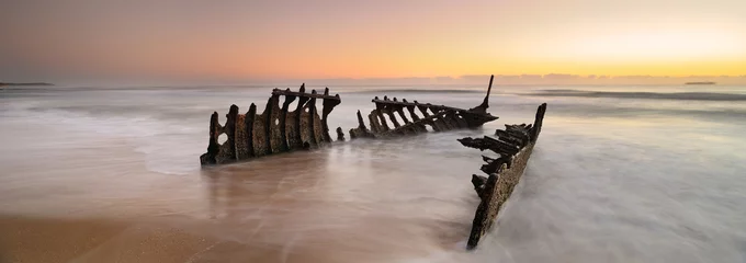 Gordijnen Australia Landscape : Dicky Wreck at dawn © maytheevoran