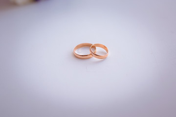 wedding ring isolated