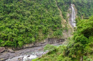 asian waterfall in taiwan