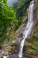 Fototapeta na wymiar asian waterfall in taiwan
