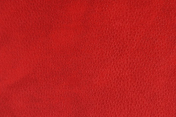 Red leather background