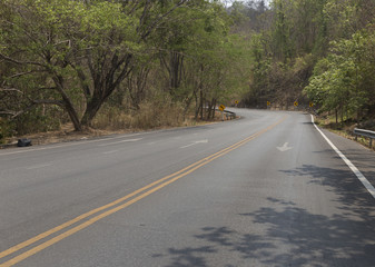  road on mountain hill