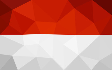 Obraz premium Indonesian low poly flag in EPS 8 format