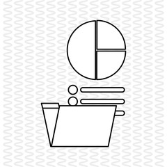 Fototapeta premium Digital marketing design. file icon. multimedia concept