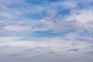 Blue sky and clouds