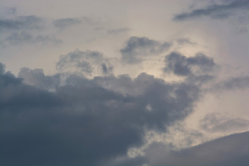 Naklejka na ściany i meble Dramatic stormy clouds sky background