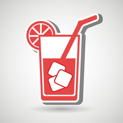 beverage flat icon design 
