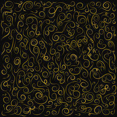 Hand drawn curls and swirls collections.