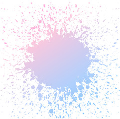 Rose quartz and serenity background with place for your text. Vector illustration with colors of the year.