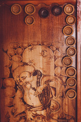 Board for a game of backgammon