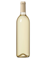 Wine bottle isolated. Vector illustration - 109953131