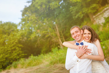 portrait of young couple