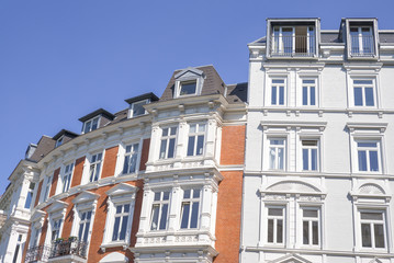 Altbaugebäude in Hamburg, Deutschland