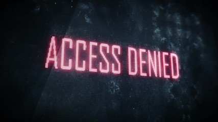 Login attempt, wrong password, access denied screen text, system message
