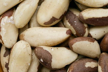 pile of peeled almond nuts