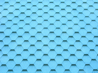 Blue wallpapers in form of honeycombs