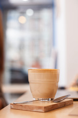 Mug of coffee on the desk