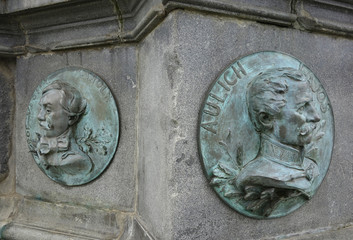 Statue in the Reconciliation Park of Arad, Romania