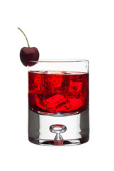 red cherry drink